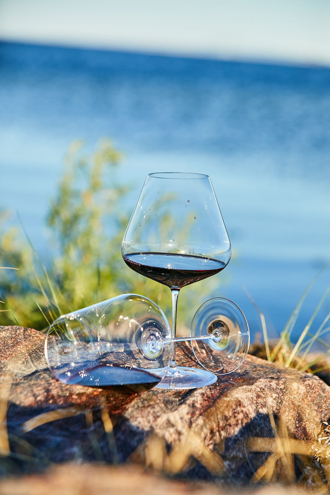 Zalto Denk'Art mouth-blown wine glasses side by side